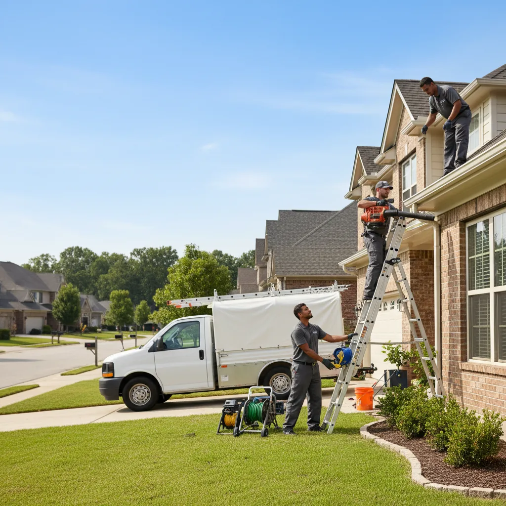 Home Gutter Service in Sandoval, IL near me
